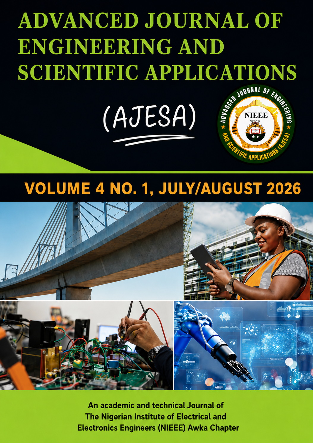 					View Vol. 4 No. 1 (2026): Advanced Journal of Engineering and Scientific Applications (AJESA) Volume 4 No. 1, July/August 2026
				
