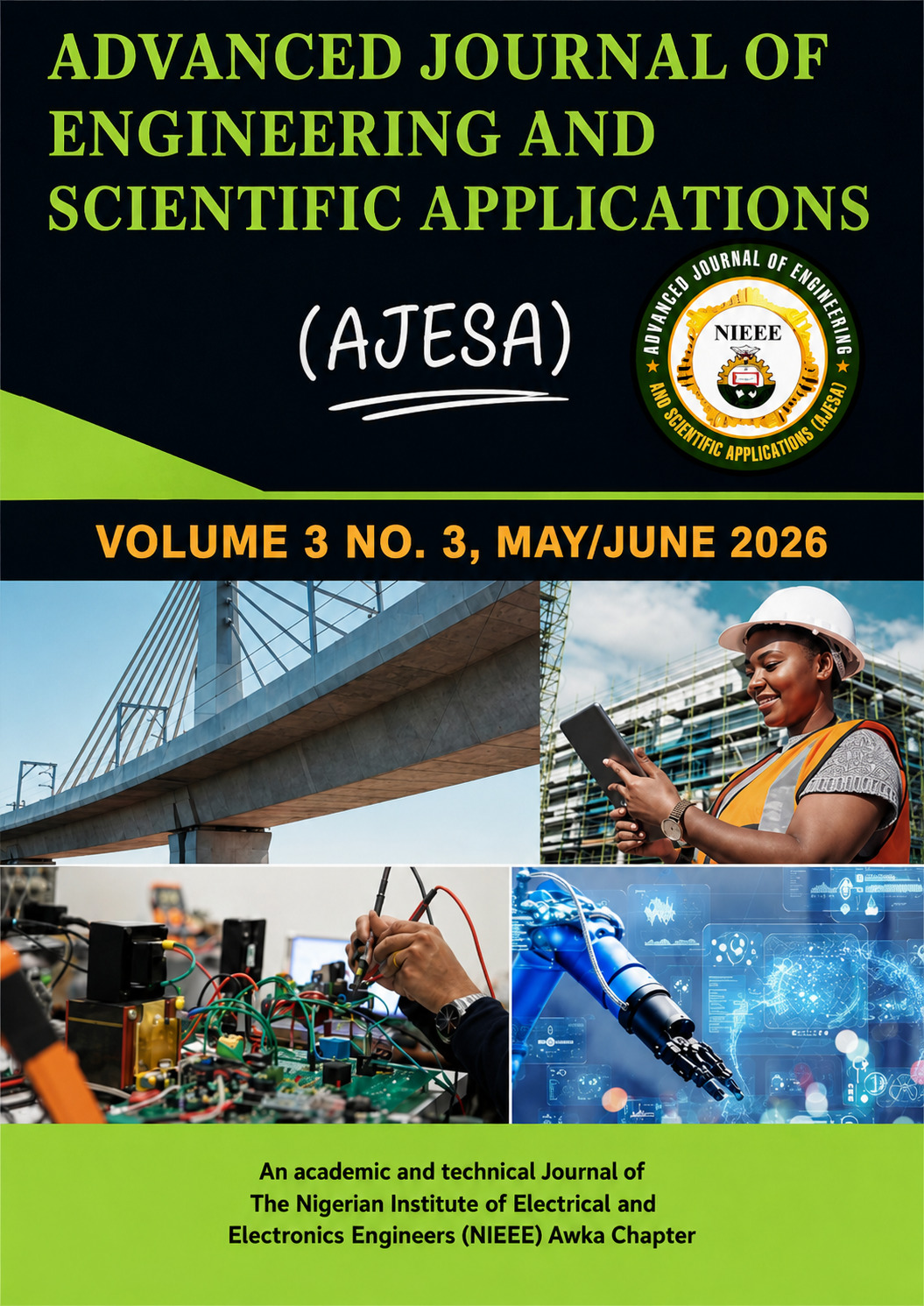 					View Vol. 3 No. 3 (2026): Advanced Journal of Engineering and Scientific Applications (AJESA) Volume 3 No. 3,  May/June 2026
				